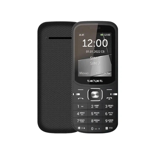 Кнопочный телефон Texet TM-219 Black